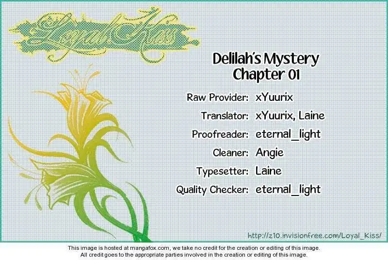 Delilah's Mystery Chapter 1 1